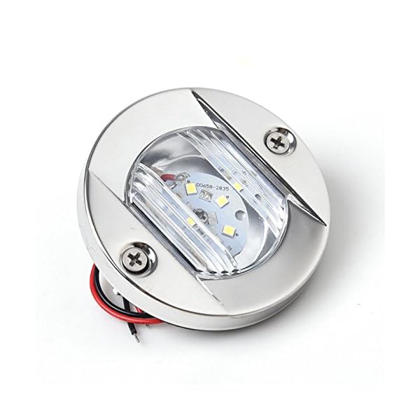 Round-Navigation-Light-Polished-Marine-Stainless-LED-Transom-Mount-Stern-Anchor
