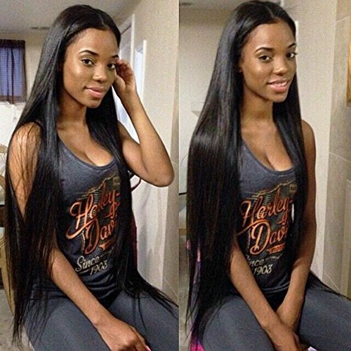 Amazon Com Udu Brazilian Virgin Hair Straight Weave 3 Bundles