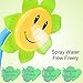 Sakiyr Sunflower Baby Bath Toys Spray Bathing Tub Fountain Toys for Kid Hand Shower Bath Toy