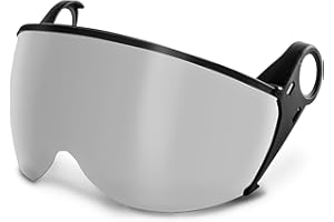 Kask WVI00007.055 Visor Zen Silver Mirrored Out of Polycarbonate, Multicolour