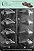 Cybrtrayd N024 3D Shells Chocolate Candy Mold with Exclusive Cybrtrayd Copyrighted Chocolate Molding Instructions