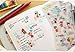 ONOR-Tech 6 Sheets Cartoon Lovely Scrapbooking Diary, Album Phone Sticker Adhesive