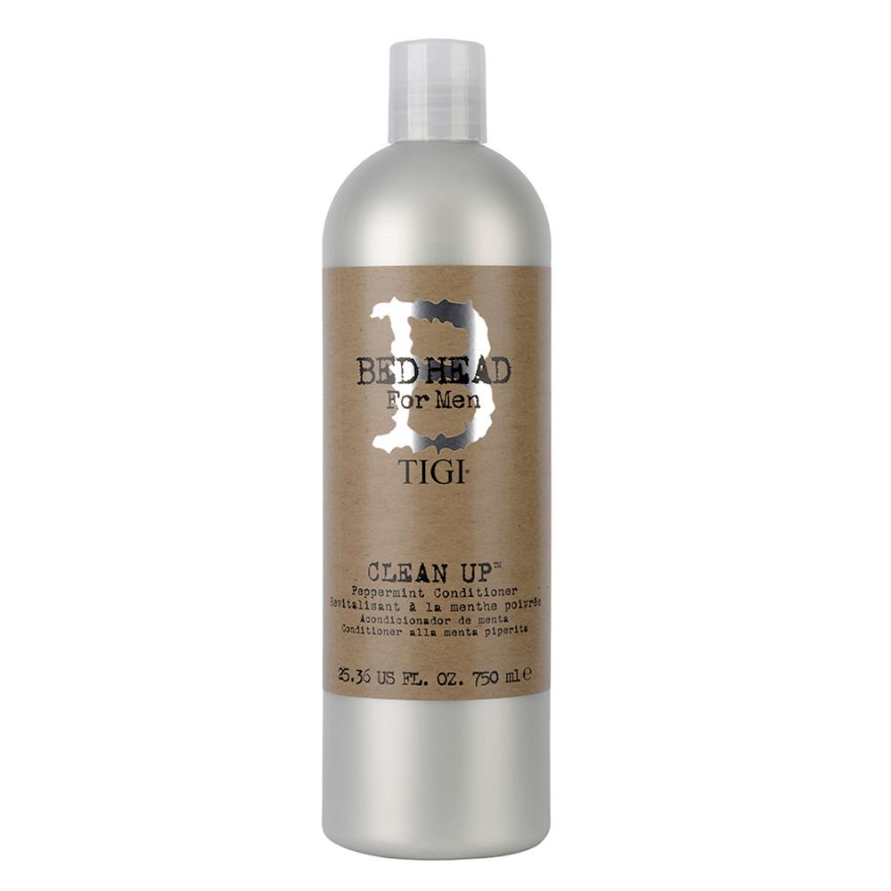 Bed Head for Men by TIGI - Clean Up Mens Daily Conditioner - Ideal for Normal Hair - 750 ml