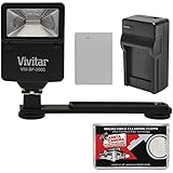 Essentials Bundle for Canon Powershot SX60 HS with NB-10L Battery + Charger + Flash &amp; Bracket + Kit