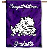 Texas Christian Horned Frogs Graduation Gift Banner Flag