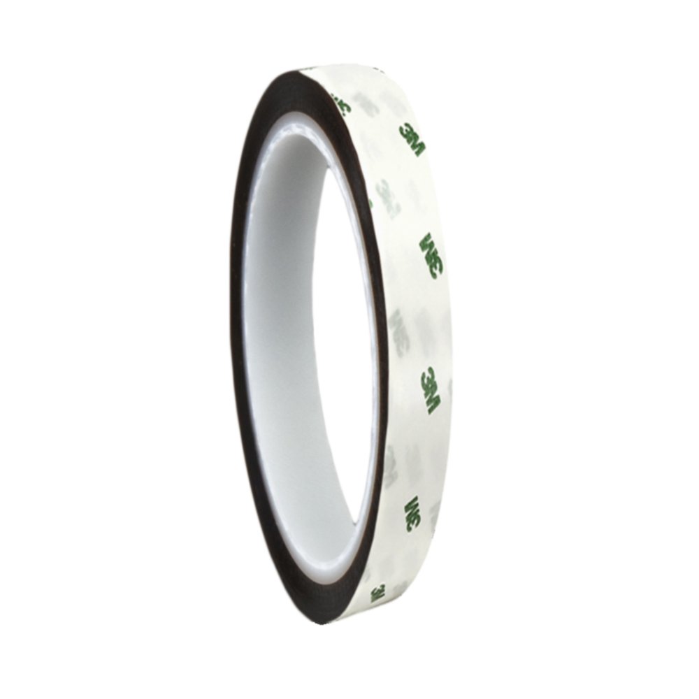 TapeCase DC-5KHN966-1/4" x 5yds 5 mil DuPont Kapton Film with 966 adhesive on both sides 1/4" x 5yds