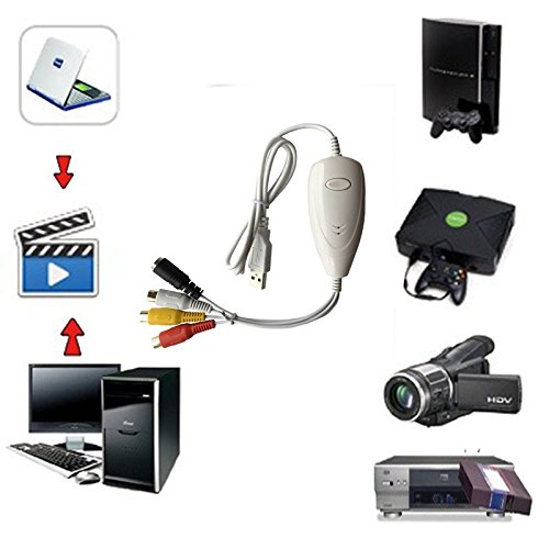 EZCAP-USB-Video-Audio-Capture-Recorder-Adapter-Card-V8Vi8-VHS-to-DVD-Converter-TV-DVR-VCR-CCTV-Camcorder-Game-Box-PS-23-Xbox-360-Video-Recording-to-PC-For-Windows-108-Mac-Systems