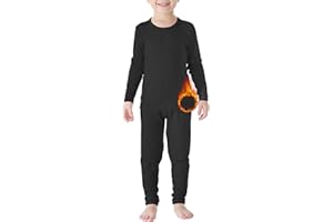 Passionate Adventure Thermal Underwear for Kids Toddler Winter Base Layer Girls Boys Crew Neck Long Johns Sets