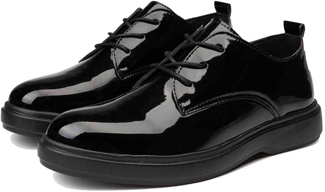 Zapatos de Negocios para Hombres Zapatos de Charol Impermeables con