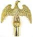 US Flag Factory 7 Inch Gold Eagle Ornament (ABS) for Indoor Flag Pole