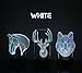 3 Pack Animals 3D Night Light Touch Table Desk Lamp, KMAcreations 7 Colors 3D Optical Illusion Lights with 3 Acrylic Flat & ABS Base & USB Cabler, Includes Wolf, Horse, and Deer