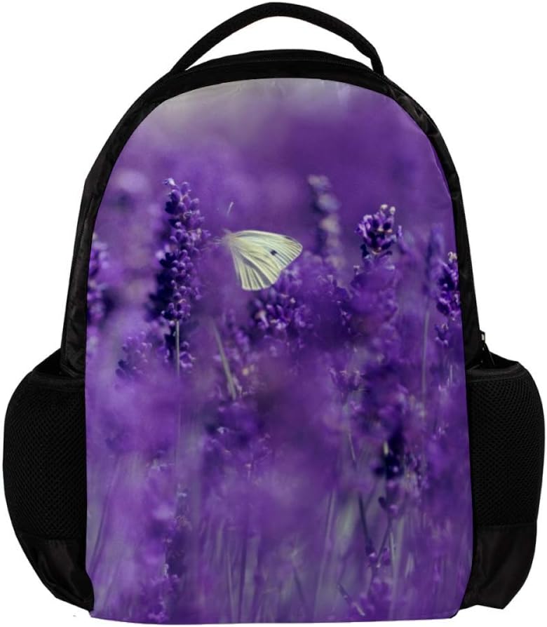 Lavender Purple Cute Travel Backpack，Multifunctional