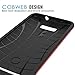 MoKo ASUS Zenfone 2 Laser Case - [Scratch Resistant] Armor Series Dual Layer Protection - Bumper Cover for ASUS Zenfone 2 Laser (ZE550KL / ZE551KL) 5.5 Inch Smartphone 2015 Release, RED