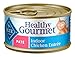 Blue Buffalo Healthy Gourmet Natural Adult Pate Wet Cat Food, Indoor Chicken 3-oz cans (Pack of 24) primary