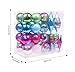 ITART 70ct Christmas Tree Ball Ornaments Decorations Shatterproof Balls and Finial Drops Assortment for Xmas Trees, Kids Parties Decoration (Blue, Pink, Rose Red, and Green)
