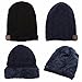 Onedayshop Bluetooth Wireless Knitted Beanie Built-in Stereo Speaker for listening music Hands Free Call Answer Hat (black1)
