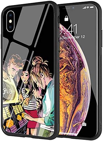 YZSGP AA-244 Riverdale Phone Case for iPhone XR, Tempered Glass Back Cover with 360 Degree Full Strong Protection