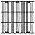 Hisencn CI65051 Universal Gas Grill Grate Matte Cast Iron Cooking Grid Replacement for Chargriller gas grill models 2121, 2123, 2222, 2828, 3001, 3030, 3725, 4000, 5050, 5252 , Set of 3
