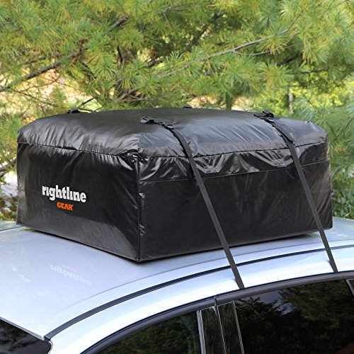 Rightline Gear Ace 1 Car Top Carrier, 12 cu ft, Weatherproof, Attaches With or Without Roof Rack