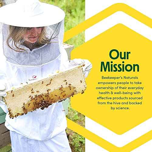 Superfood Honey by Beekeeper's Naturals Bee Pollen, Royal Jelly