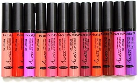 NABI MATTE LIP GLOSS 12PC SET by Nabi Cosmetics