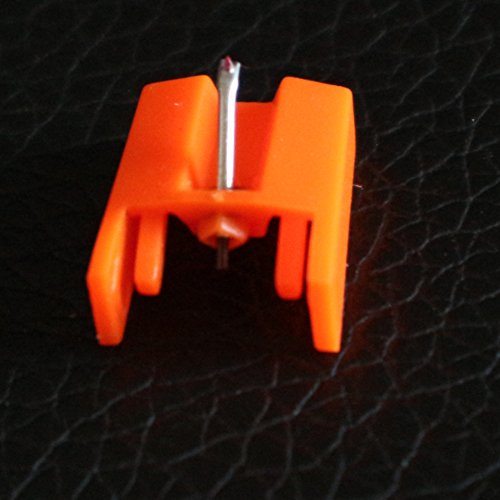 Diamond Stylus Ceramic Moving Magnet Replacement Needle Stylus for IONTurntable record players (Orange)