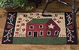 Park Designs Red House Hooked Rug, 24 x 36