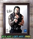 Roman Reigns WWE Autographed Signed Reprint 8x10 Photo #83 Special Unique Gifts Ideas for Him Her Best Friends Birthday Christmas Xmas Valentines Anniversary Fathers Mothers Day