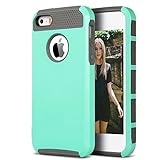 iPhone 5s Case,iPhone 5 Case,by Ailun,for iPhone 5/5S/SE,Soft TPU Bumper&Hard Shell Solid PC Back,Shock-Absorption&Anti-Scratch Hybrid Dual-Layer Slim Cover[Green]