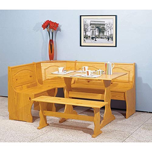 Essential Home Emily Breakfast Nook Kitchen Nook Solid Wood Corner