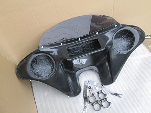 USA F10 GC+ CODE39 Batwing Fairing Windshield 4 Kawasaki Vulcan 800A 6.5" SPKS Hole