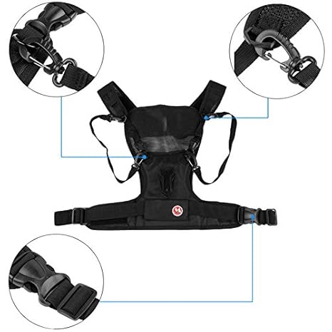 Boblov Micnova MQ-MSP01 Multi Cámara Transporte sistema de arnés ...