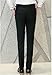 HZMK MOGU Mens Slim Fit Flat Front Pant US Size 29(Tag Asian Size M) Black