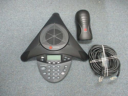 Polycom SoundStation 2 2201-16000-601 Non Expandable Display Conference Phone #B