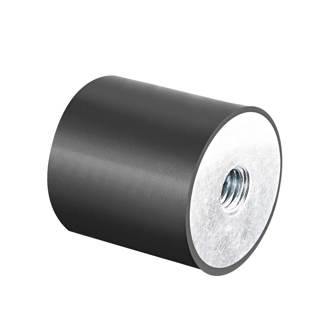 sourcing map 30 x 30mm M8 Female Thread Rubber Mounts,Vibration Isolator,Replaces Anti Vibration Pads Flat Silentblock Base Block