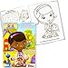 Doc McStuffins Coloring Book Set Bundle with Doc McStuffins Stickers and All About Me Poster