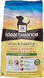 Hill's Ideal Balance Slim and Healthy Small Breed Natural Chicken and Barley Recipe Adult Dog Food, 11 lb