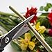 Kitchen Scissors with 5 Blade Herb Scissors, Cleaning Cover and Soft Grip Rubber Handles
