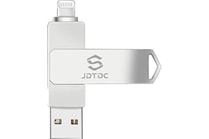 JSL JDTDC Apple MFi Certified 128GB iPhone Photo Stick iPhone Memory iPhone USB Storage for Photos Videos Contacts iPhone USB Flash Drive Memory for iPad External iPhone Storage iPhone Thumb Drive for iPad