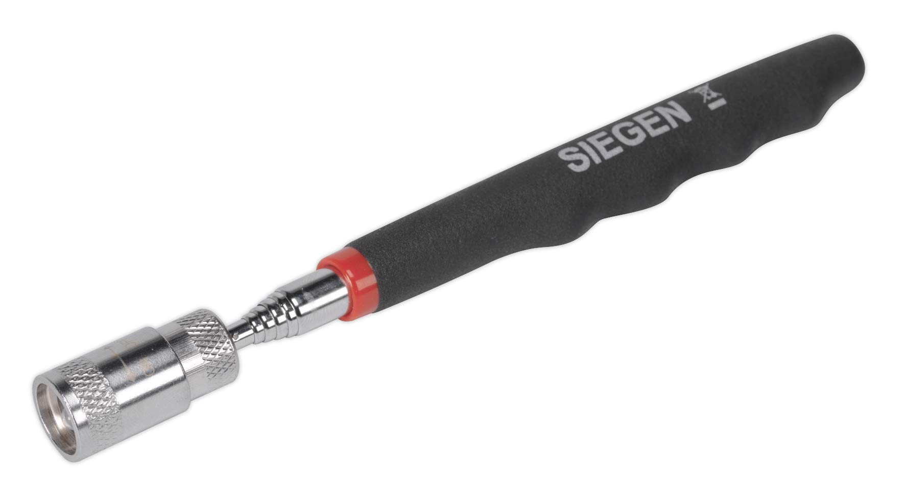 Sealey S0903 Heavy-Duty Magnetic Pick-Up Tool with Led, 3.6Kg Capacity