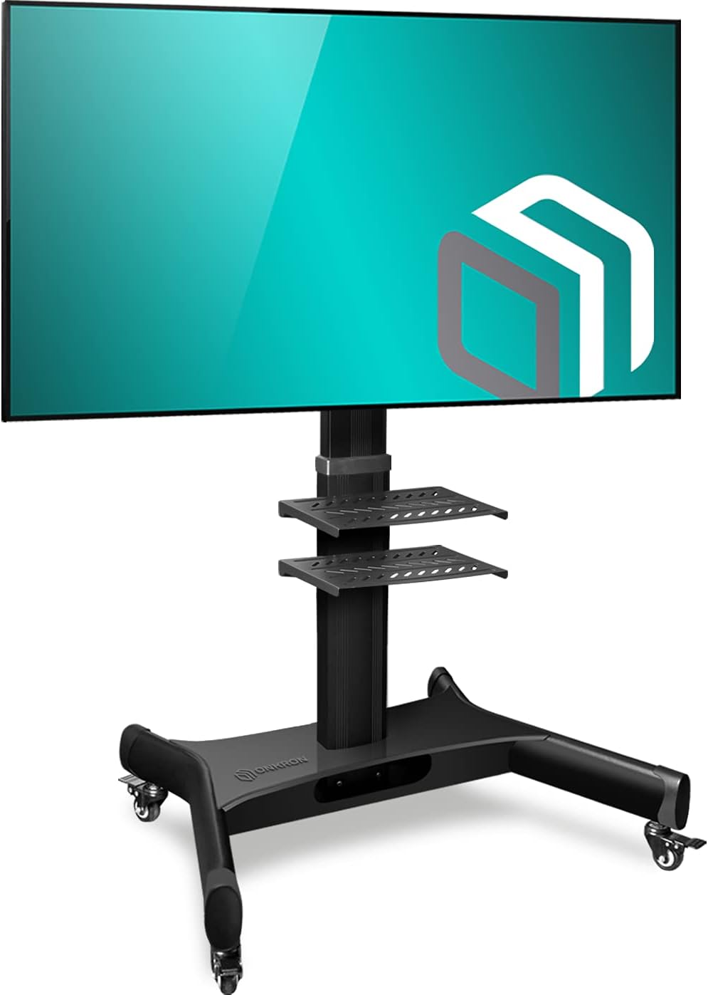 ONKRON Mobile TV Stand TV Cart with Wheels for 32" to 65 Inch LCD LED Flat Screen TV with AV Shelves TS1661 : Electronics
