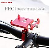TINIX Bicycle Handlebar – PR01 Aluminum Bike Phone Holder for 3.5-6.2 inch Smartphone Adjustable Universal Support GPS Bike Phone Stand 1 PCs
