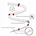 Rosary Beads 8mm White Flowers Beads With 6 pcs Rose And Metal Cross