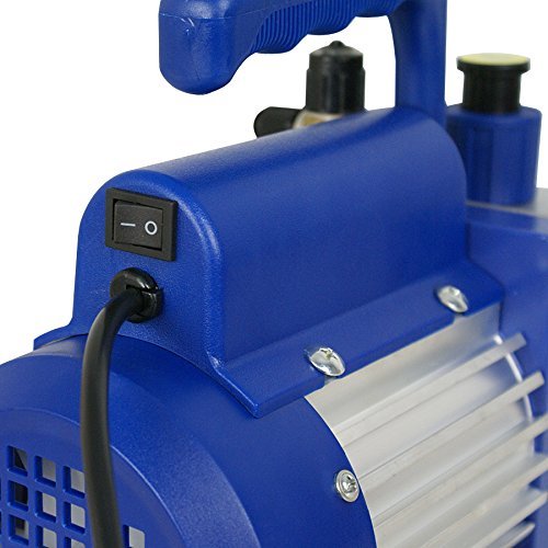 ZENY 3.5CMF 1/4HP Electric Vacuum Pump Refrigerant R134a HVAC Deep Vane