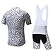 Coconut Ropamo Summer Men's Cycling Jersey Road Bike Jersey Cycling Bib Shorts with 4D Padded Cycling Kits for Men