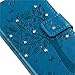 Samsung Galaxy S3 Case Cover EMAXELER Stylish Wallet Case Diamond Embossed Kickstand Flip Credit Cards Slot Cash Pockets PU Leather Flip Case for Galaxy S3 Wish Tree Blue