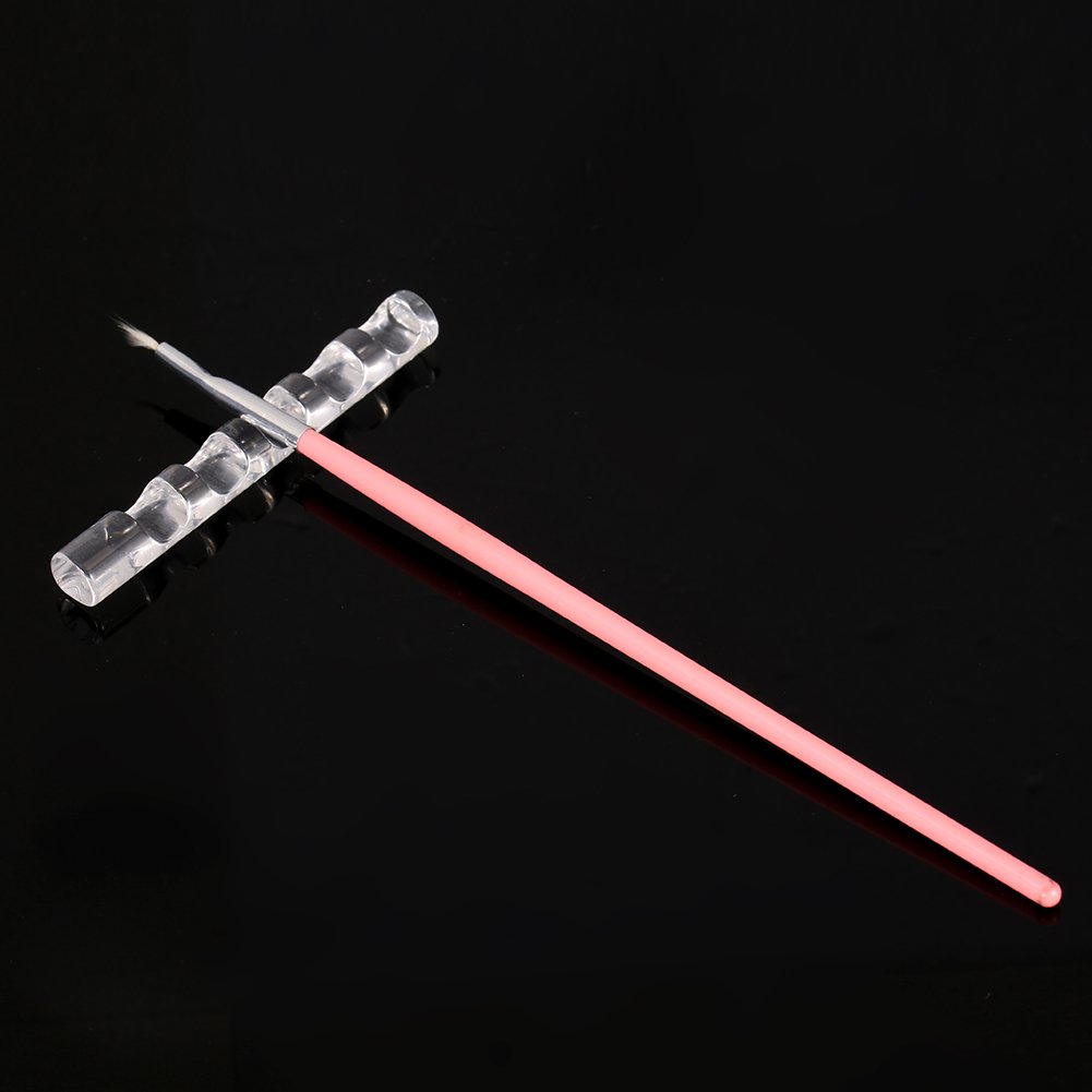 Sonew Nail Art Brush Holder, Acrylic Nail Gel Polish Brush Rack, DIY Manicure Tool