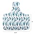 Unime Knitting Tote Bag Canvas Yarn Storage Organizer Bag for knitting Needles, Yarn and Crochet Supplies (L16.5''×H9'') (Cactus)
