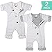 CribCulture 2-Pack Sleepsuit 2-Pack with Adjustable Ventilation for Infants 3-7 Months or 12-21 lbs for Transitioning Your Infant from Swaddling - Soft Sleep Suit Allows Baby to Move primary