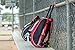 Athletico Baseball Bat Bag - Backpack for Baseball, T-Ball & Softball Equipment & Gear for Kids, Youth, and Adults | Holds Bat, Helmet, Glove, & Shoes | Separate Shoe Compartment, & Fence Hook (Black)